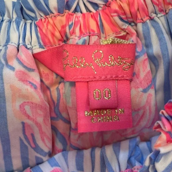 LILLY PULITZER LARISSA SET in BLUE PERI RUM SWIZZLE Sz 00•NEW WITHOUT TAGS• - Picture 6 of 7
